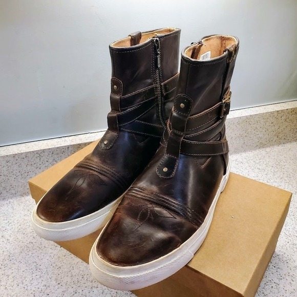 Durango Women's Lifestyle Dark Brown Leather Zip Up Athletic Style Boots Size 9M - Picture 9 of 13